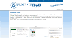 Desktop Screenshot of grosseto.federalberghi.it