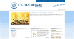 Desktop Screenshot of novara.federalberghi.it