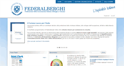 Desktop Screenshot of federalberghi.it