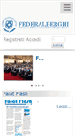 Mobile Screenshot of federalberghi.it