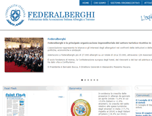 Tablet Screenshot of federalberghi.it